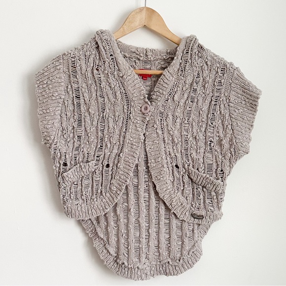 Firetrap one of a kind open knit grey cardigan - Picture 1 of 9
